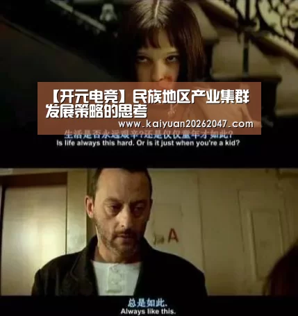【开元电竞】民族地区产业集群发展策略的思考(图2) 开元娱乐